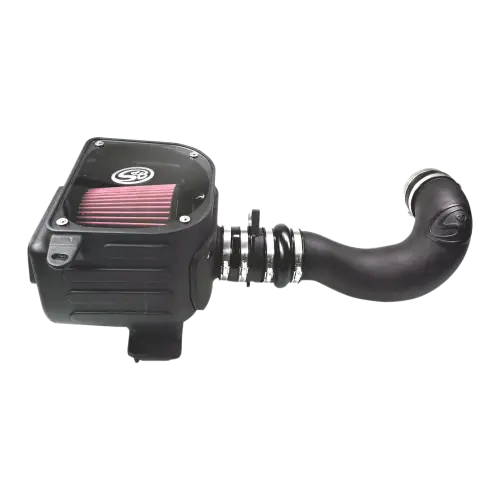 S&B Filters - 75-5021 | S&B Filters Cold Air Intake (2007-2008 Sierra 4.8L, 5.3L, 6.0L) Cotton Cleanable Red