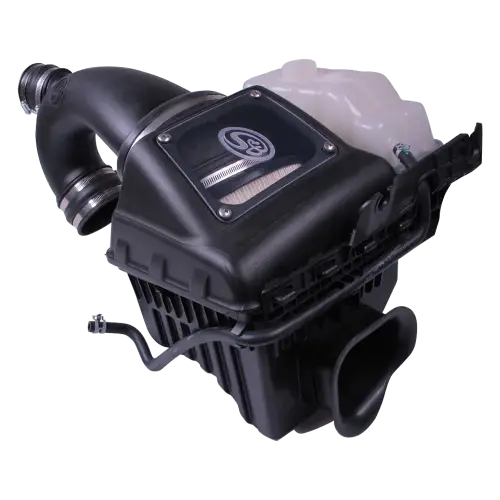 S&B Filters - 75-5067D | S&B Filters Cold Air Intake (2011-2014 Ford F150 V6-3.5L Ecoboost) Dry Extendable White