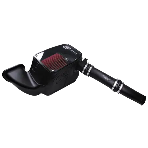 S&B Filters - 75-5074 | S&B Filters Cold Air Intake (2014-2018 Dodge Ram 1500 3.0L EcoDiesel V6) Cotton Cleanable Red