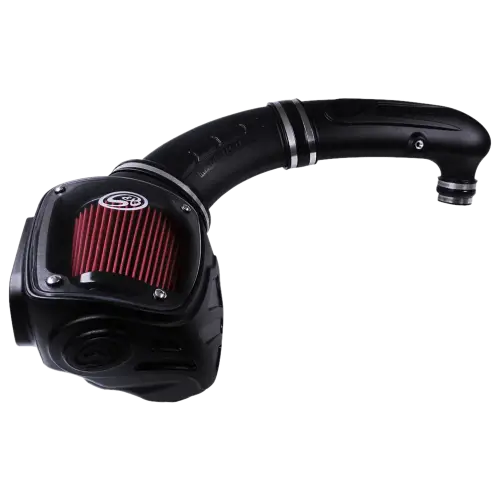 S&B Filters - 75-5079 | S&B Filters Cold Air Intake (1997-2006 Wrangler TJ L6-4.0L) Oiled Cotton Cleanable Red