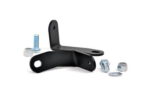 Rough Country - 70207 | Jeep 20-inch LED Light Bar Bumper Hoop Mounts (JK / XJ)