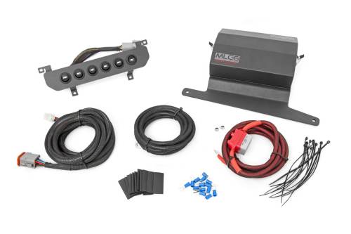 Rough Country - 70964 | Rough Country Multiple Light Controller With MLC-6 Power Distribution System For Jeep Gladiator JT / Wrangler 4xe & JL | 2018-2023 | Lower Dash Kit