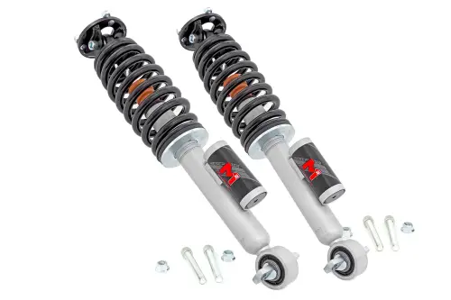 Rough Country - 684043 | Rough Country 2 Inch M1R Reservoir Loaded Strut Pair For Ford Bronco | 2021-2023 | Front