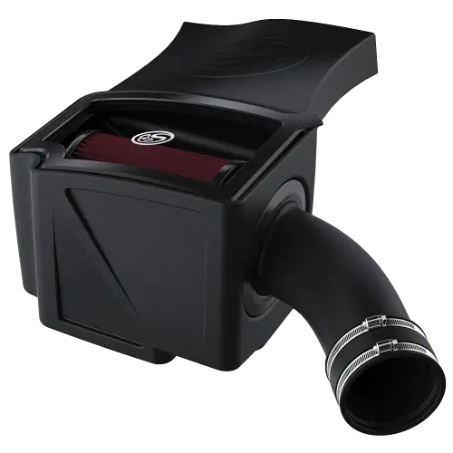 S&B Filters - 75-5131 | S&B  Filters Cold Air Intake (1994-1997 F250, F350 7.3L Powerstroke) Cotton  Cleanable Red