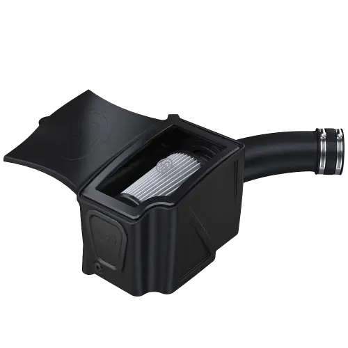 S&B Filters - 75-5131D |  S&B  Filters Cold Air Intake (1994-1997 F250, F350 7.3L Powerstroke) Dry  Extendable White