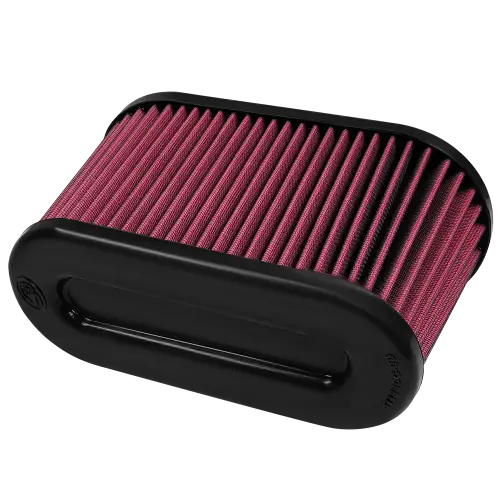 S&B Filters - KF-1065 | S&B Filters Air Filter For Intake Kits 75-5107 Cotton Cleanable Red