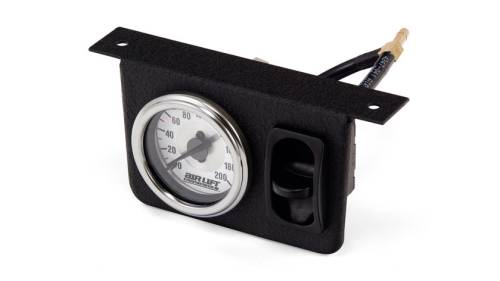 Air Lift Performance - 26161 | Air Lift Performance Single Needle Gauge Panel With One Paddle Switch - 200 PSI