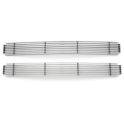 T-Rex Billet - 20045 | T-Rex Billet Series Grille | Horizontal | Aluminum | Polished | 2 Pc | Insert