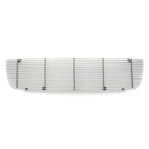 T-Rex Billet - 20200 | T-Rex Billet Series Grille | Horizontal | Aluminum | Polished | 1 Pc | Insert | 19 Bars