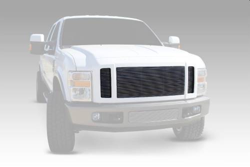 T-Rex Billet - 20563 | T-Rex Billet Series Grille | Horizontal | Aluminum | Polished | 3 Pc | Insert