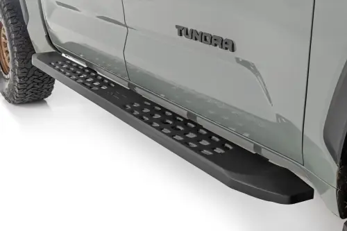 Rough Country - 44007 | Rough Country RPT2 Running Board Crew Cab | Black | Toyota Tundra 2WD/4WD (2022-2025)