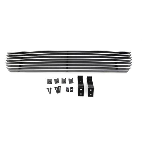 T-Rex Billet - 25211 | T-Rex Billet Series Bumper Grille | Horizontal | Aluminum | Polished | 1 Pc | Insert