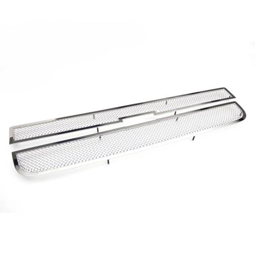 T-Rex Billet - 54126 | T-Rex Upper Class Series Mesh Grille | Small Mesh | Stainless Steel | Polished | 2 Pc | OverlayÊ[Available While Supplies Last]