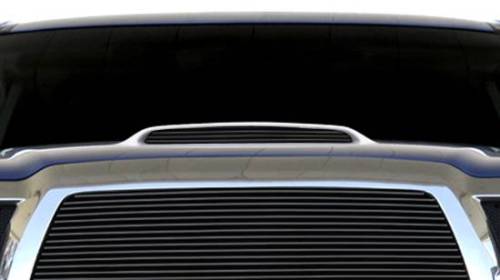 T-Rex Billet - 20897B | T-Rex Billet Series Hood Scoop Grille | Horizontal | Aluminum | Black | 1 Pc | Bolt-On [Available While Supplies Last]