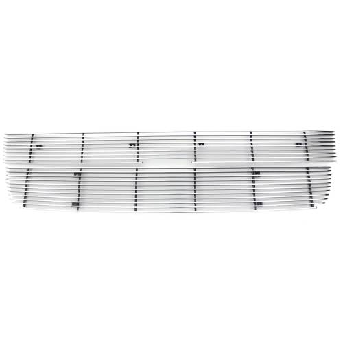 T-Rex Billet - 21126 | T-Rex Billet Series Grille | Horizontal | Aluminum | Polished | 2 Pc | Overlay