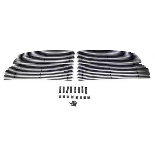 T-Rex Billet - 21458 | T-Rex Billet Series Grille | Horizontal | Aluminum | Polished | 4 Pc | Overlay