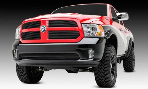 T-Rex Billet - 21458B | T-Rex Billet Series Grille | Horizontal | Aluminum | Black | 4 Pc | Overlay