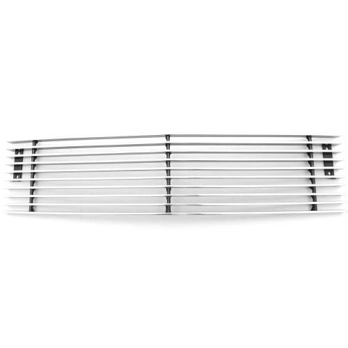 T-Rex Billet - 25122 | T-Rex Billet Series Bumper Grille | Horizontal | Aluminum | Polished | 1 Pc | Overlay