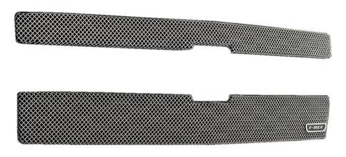 T-Rex Billet - 44120 | T-Rex Sport Series Grille | Small Mesh | Stainless Steel | Chrome | 2 Pc | Overlay | [Available While Supplies Last]