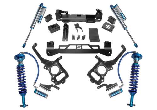 SuperLift - K130KG | Superlift 6 Inch Suspension Lift Kit With King Coilovers & Reservoir Shocks (2021-2024 F150 4WD)