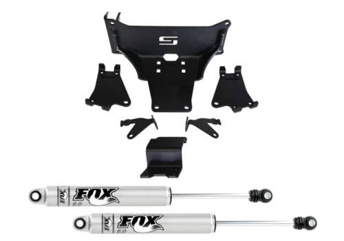 SuperLift - 92743 | Superlift Dual Steering Stabilizer Kit-w/ Fox 2.0 Shocks (2005-2024 F250/350 4WD | No Lift Required)