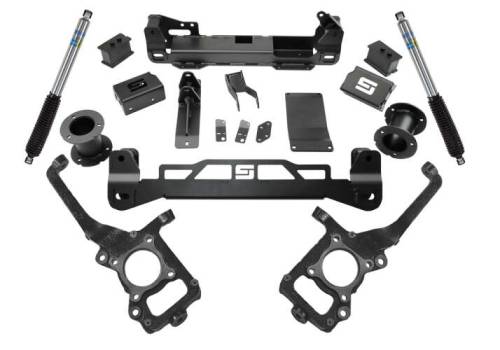 SuperLift - K130B | Superlift 6 Inch Suspension Lift Kit With Bilstein Rear Shocks (2021-2024 F150 4WD)