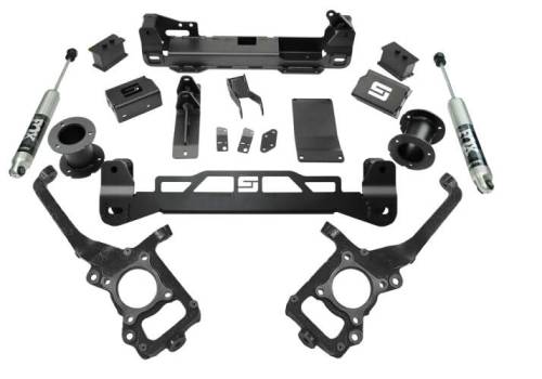 SuperLift - K130F | Superlift 6 Inch Suspension Lift Kit With Fox Rear Shocks (2021-2024 F150 4WD)
