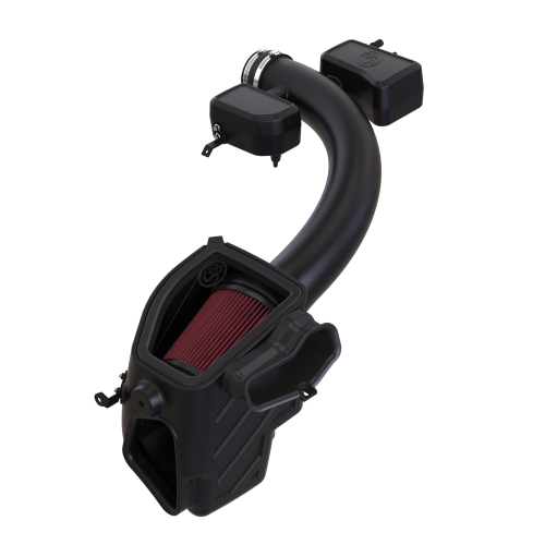 S&B Filters - 75-5187 | S&B Filters Cold Air Intake (2020-2022 F250, F350 Super Duty 6.2L Gas) Red Oiled Filter