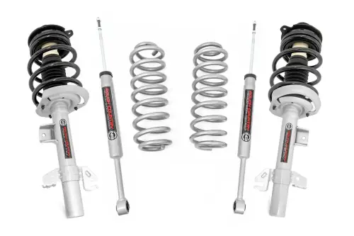 Rough Country - 60431 | Rough Country 2 Inch Strut Lift Kit For Jeep Cherokee KL 4WD | 2014-2023 | N3 Shocks