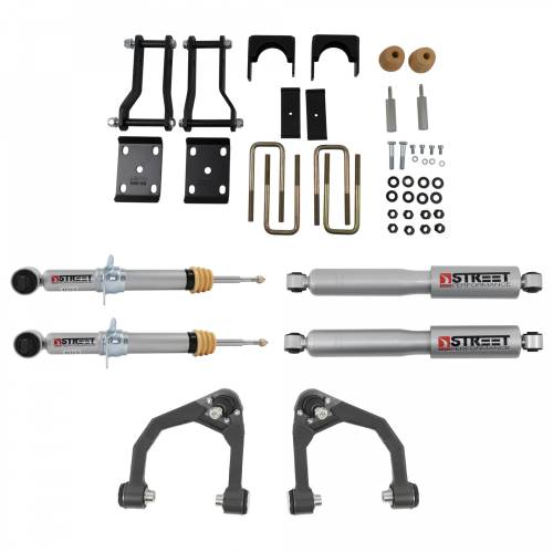 Belltech - 1042SP | Belltech 0 to 2.75 Inch Front / 6 Inch Rear Complete Lowering Kit with Street Performance Shocks (2019-2023 Ranger 2WD)
