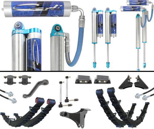 Carli Suspension - CS-FEXP25-7.3 | Carli Suspension Carli Tuned 2.5" Remote Reservoir Shocks 4.5" Lift Performance System For Ford Excursion 7.3L 4WD | 2000-2005