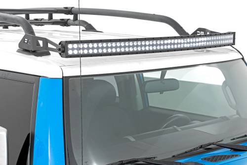 Rough Country - 71205 | LED Light | Windshield | 50 Inch Chrome Series DRL | FJ Cruiser (2007-2014)