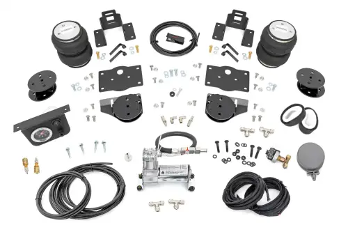 Rough Country - 100354C | Rough Country Air Spring Spacers Kit For Ram 1500 4WD | 2019-2023 | With 4 Inch Lift, With Onboard Air Compressor