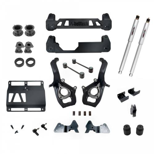 Belltech - 153713BK | Belltech 7 Inch Complete Lift Kit with Trail Performance Shocks (2019-2024 Ram 1500 2WD)