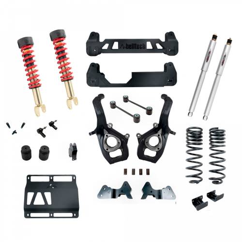 Belltech - 153713TPC | Belltech 6-9 Inch Complete Lift Kit with Trail Performance Coilovers & Shocks (2019-2024 Ram 1500 2WD)