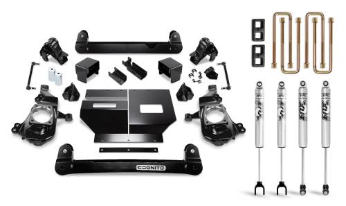 Cognito Motorsports - 110-P0890 | Cognito 4 Inch Standard Lift Kit with Fox PS 2.0 IFP (2020-2024 Silverado, Sierra 2500 HD, 3500 HD 2WD/4WD)