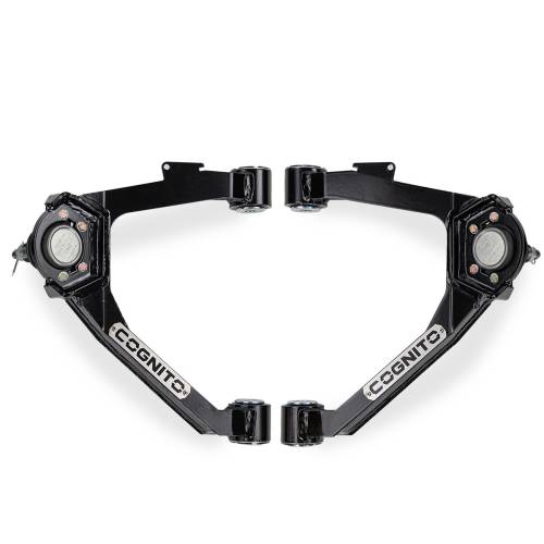 Cognito Motorsports - 110-90295 | Cognito SM Series Upper Control Arm Kit (2007-2018 Silverado, Sierra 1500 2WD/4WD OEM Cast Steel Control Arms)