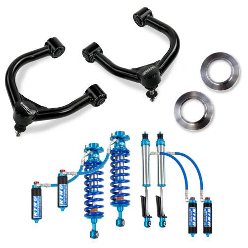 Cognito Motorsports - 535-P1228 | Cognito 3 Inch Elite Leveling Lift Kit with King 2.5 Reservoir Shocks (2022-2024 Toyota Tundra 2WD/4WD w/ Rear Coil Springs)