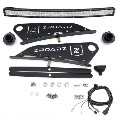 ZROADZ - Z332671-KIT-C | ZROADZ Front Roof LED Bracket to mount 40 Inch Curved LED Light Bar (2015-2020 Colorado, Canyon)