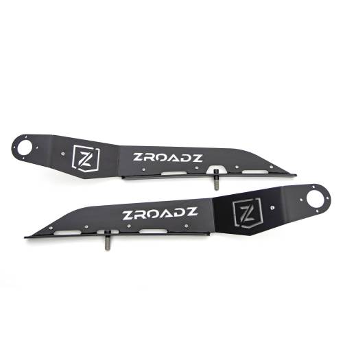 ZROADZ - Z335461-KIT-C | ZROADZ Front Roof LED Bracket to mount (1) 52 Inch Curved LED Light Bar (1999-2016 F250, F350 Super Duty)
