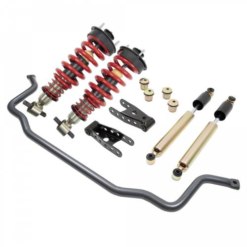 Belltech - 985HKP | Belltech Complete 1-2/2-3 Lowering Kit Inc. Damping/Height Adjustable Front Coilovers & Front Sway Bar