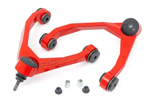 Rough Country - 19401ARED | Rough Country Forged Upper Control Arms For Chevrolet Suburban 1500/Tahoe/Silverado 1500 / GM Yukon/Yukon XL/Sierra 1500 | 2007-2018 | 2.5-3.5 Inch Lift, Red