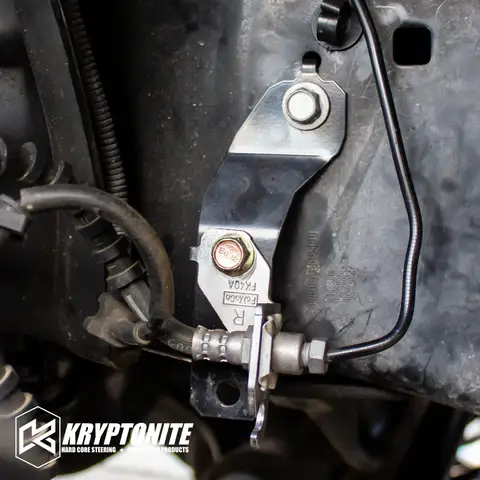 Kryptonite - KRFB17 | Kryptonite Brake Line Drop Bracket Kit For Ford F-250/F350 Super Duty 4WD (2017-2025)
