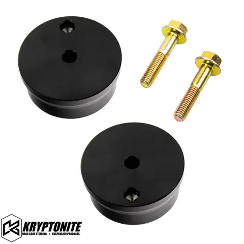 Kryptonite - KRFB25 | Kryptonite Front Bump Stop Kit for 2.5 Inch Leveling Kit (2005-2024 F250, F350 Super Duty)