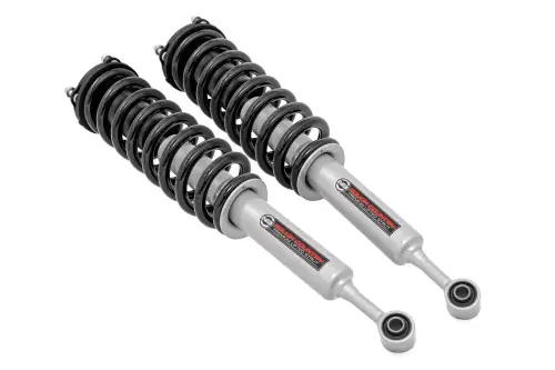 Rough Country - 501100 | Rough Country Loaded Strut Pair Premium N3 For Toyota Tundra 4WD | 2007-2021 | Stock Height