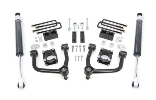 ReadyLIFT Suspensions - 69-54750 | ReadyLift 4 Inch / 2 Inch Rear SST Lift Kit with Falcon 1.1 Rear Shocks (2007-2021 Tundra)
