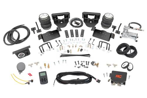 Rough Country - 10008WC | Rough Country Air Spring Kit w/compressor | Wireless Controller | 0-6" Lifts | Ford F-150 4WD (2004-2014)