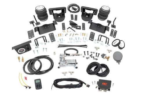 Rough Country - 10009WC | Rough-Country Air Spring Kit w/compressor | Wireless Controller | 0-6" Lifts | Ford F-150 4WD (2021-2023)