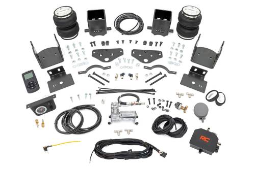 Rough Country - 10016AWC | Rough Country Air Spring Kit w/compressor | Wireless Controller | Ford F-250/F-350 Super Duty (17-22)