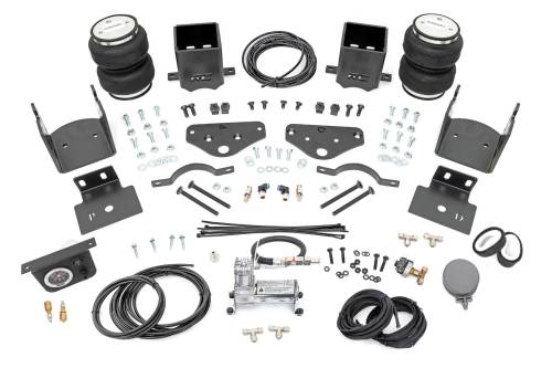 Rough Country - 10021C | Rough Country Air Spring Kit w/compressor | Ford F-250/F-350 Super Duty (17-22)